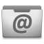 Aluminum Grey Contacts Icon 64x64 png